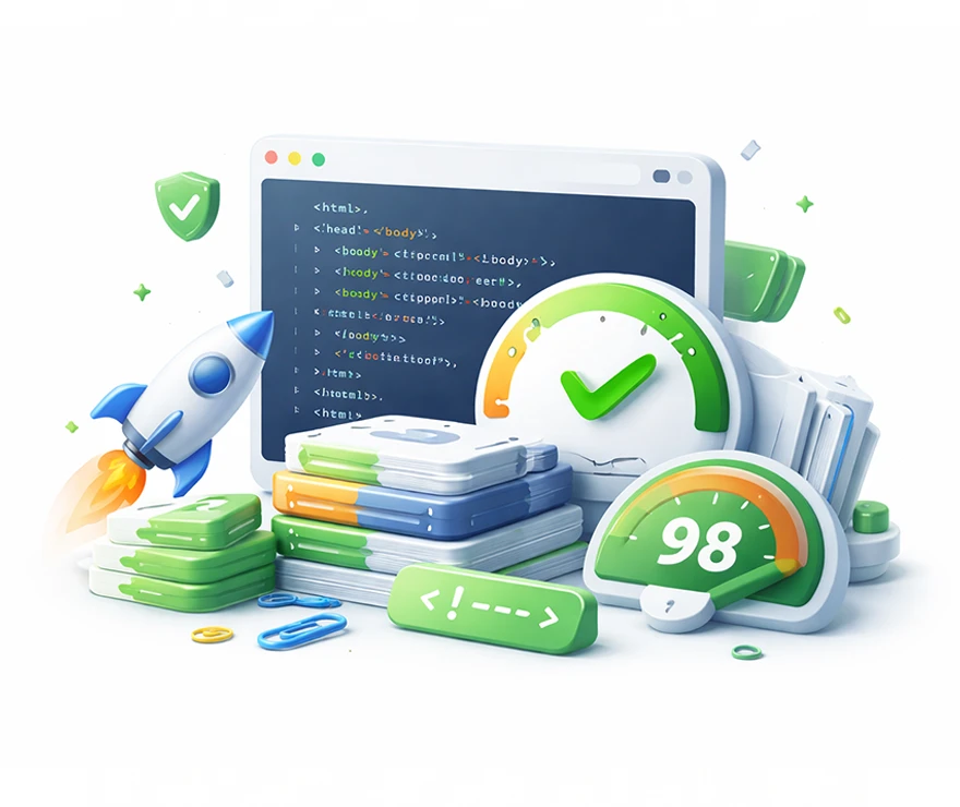 HTMLコード・スリム｜SEO表示高速化・Minifyツール