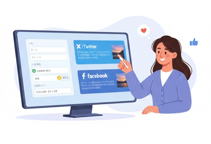 SNSシェアの「顔」を、公開前に最適化