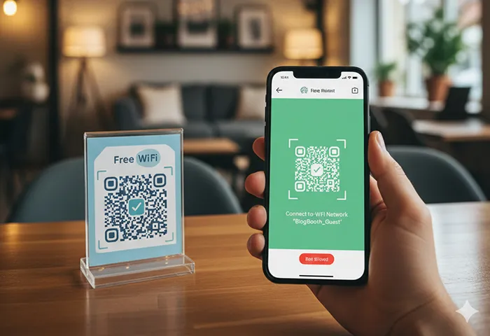 Wi-Fi接続用QRコードの活用