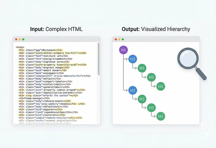 見出し構造のツリー視覚化